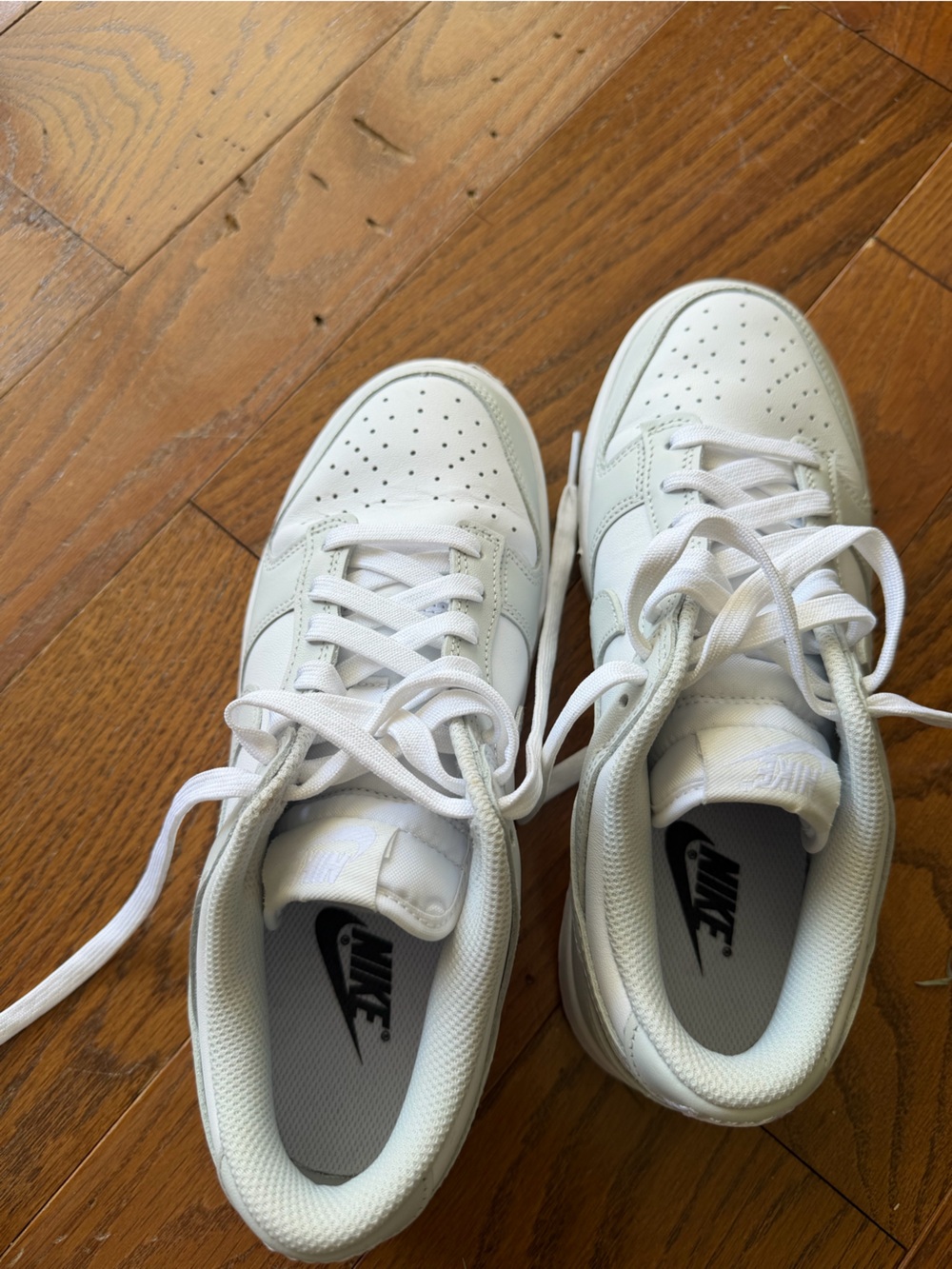 Nike White Low-Top Athletic Sneakers